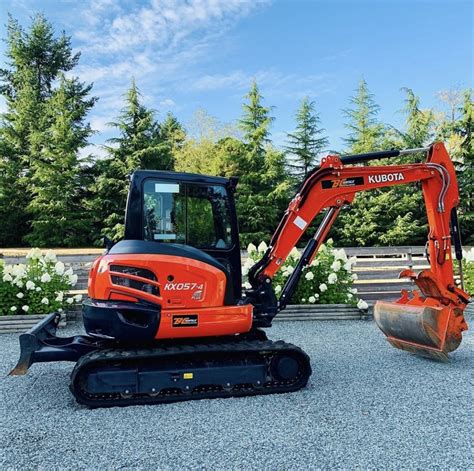 kubota mini excavator for rent